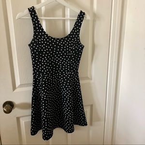 H&M Fit and Flare Polka Dot Dress